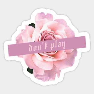 don't play//halsey Sticker